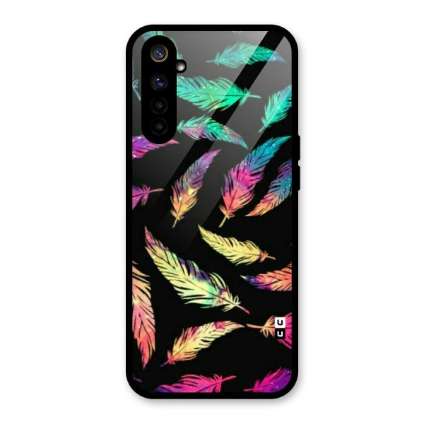 Bright Feathers Glass Back Case for Realme 6