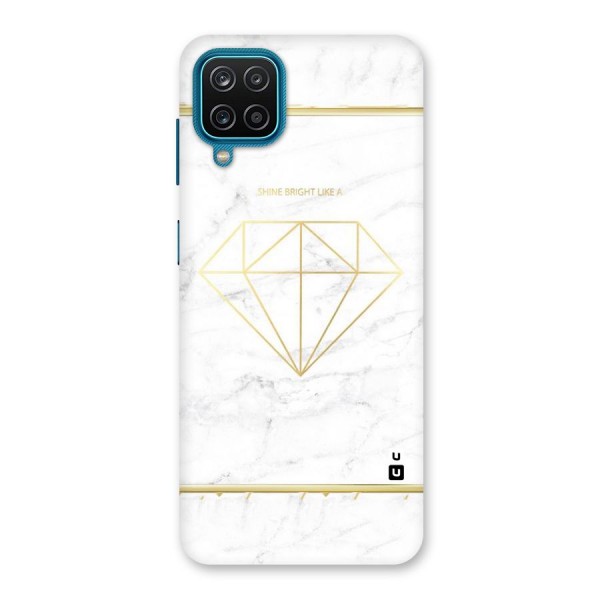 Bright Gold Diamond Back Case for Galaxy F12