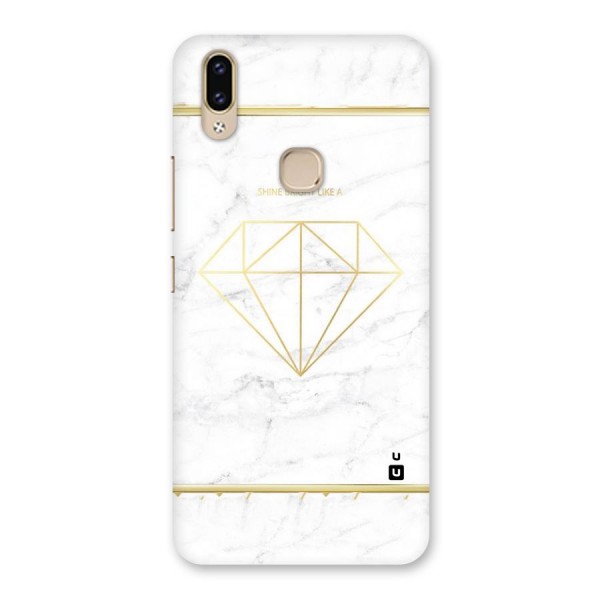 Bright Gold Diamond Back Case for Vivo V9