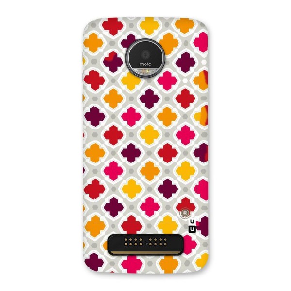 Bright Pattern Back Case for Moto Z Play