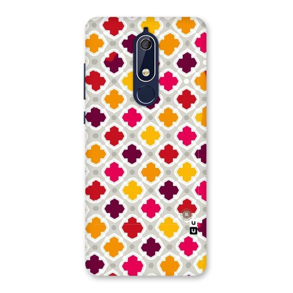 Bright Pattern Back Case for Nokia 5.1