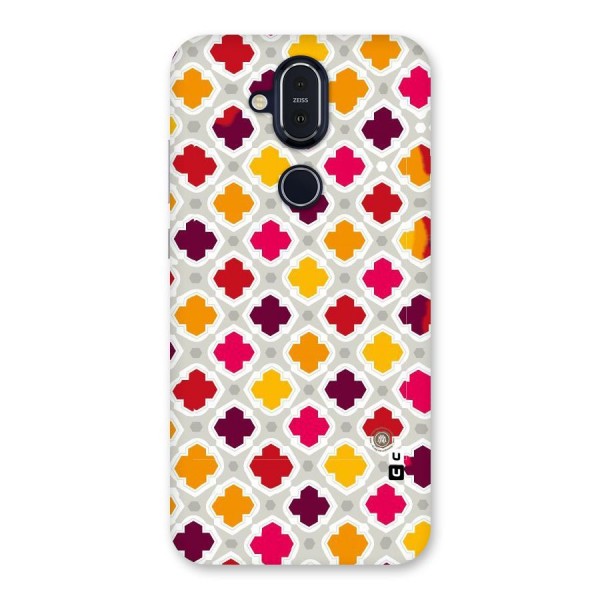 Bright Pattern Back Case for Nokia 8.1