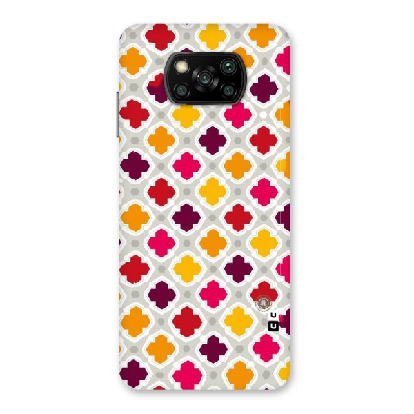 Bright Pattern Back Case for Poco X3