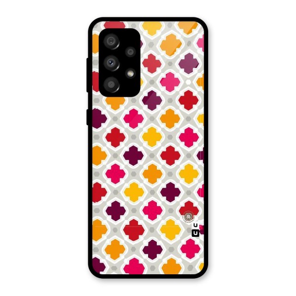 Bright Pattern Glass Back Case for Galaxy A32