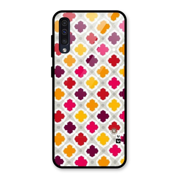 Bright Pattern Glass Back Case for Galaxy A50s