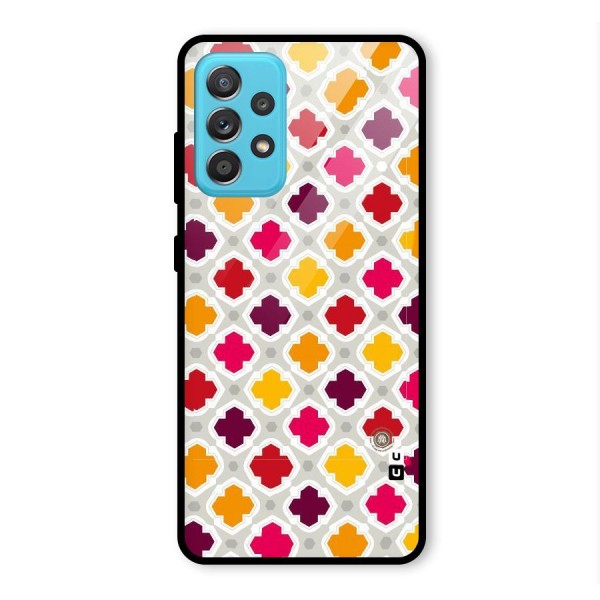 Bright Pattern Glass Back Case for Galaxy A52s 5G