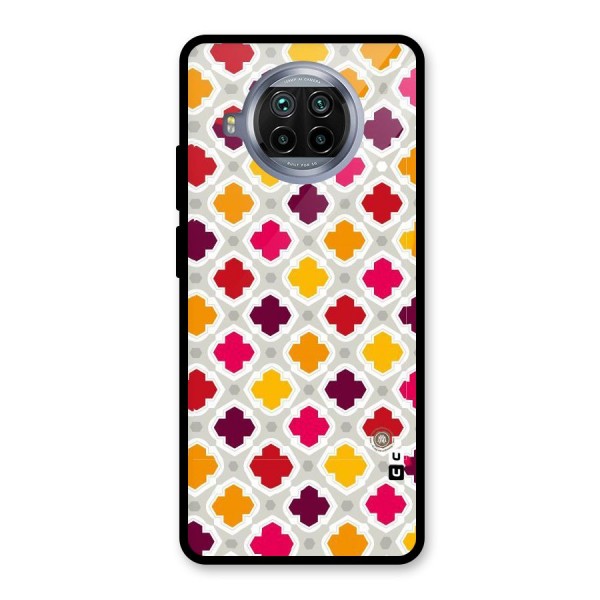 Bright Pattern Glass Back Case for Mi 10i