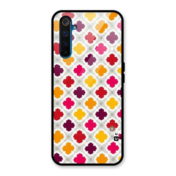 Bright Pattern Glass Back Case for Realme 6 Pro