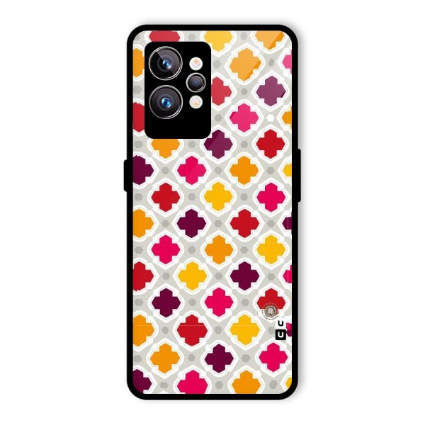 Bright Pattern Glass Back Case for Realme GT2 Pro