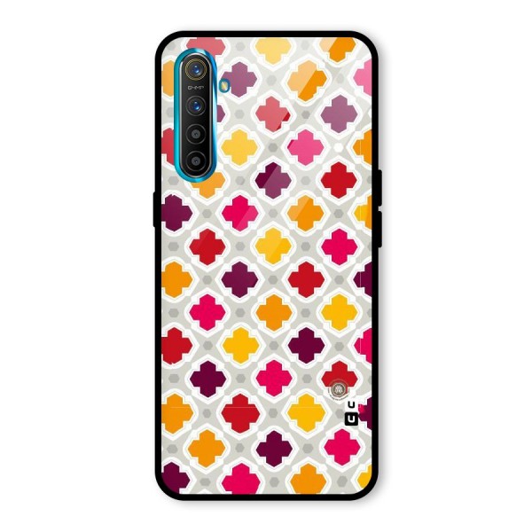 Bright Pattern Glass Back Case for Realme XT