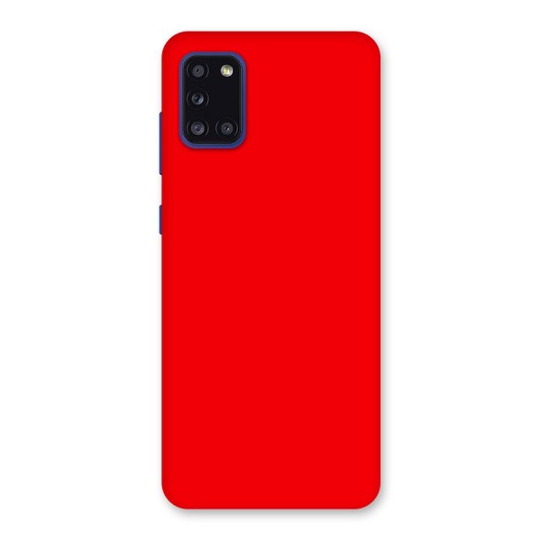 Bright Red Back Case for Galaxy A31