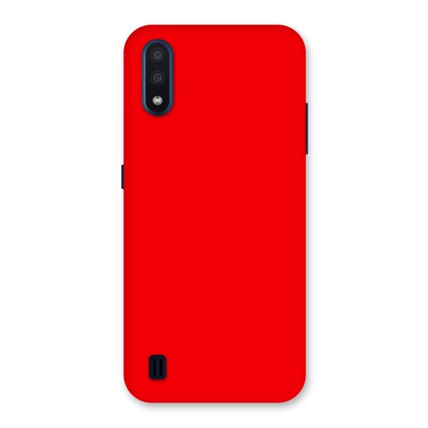 Bright Red Back Case for Galaxy M01