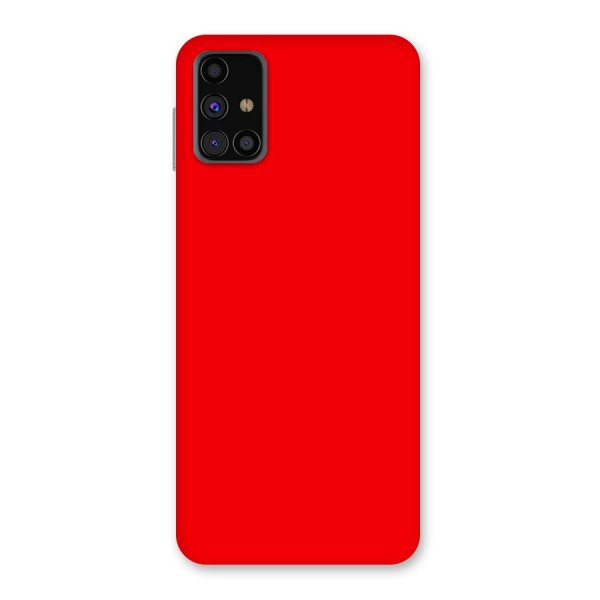 Bright Red Back Case for Galaxy M31s