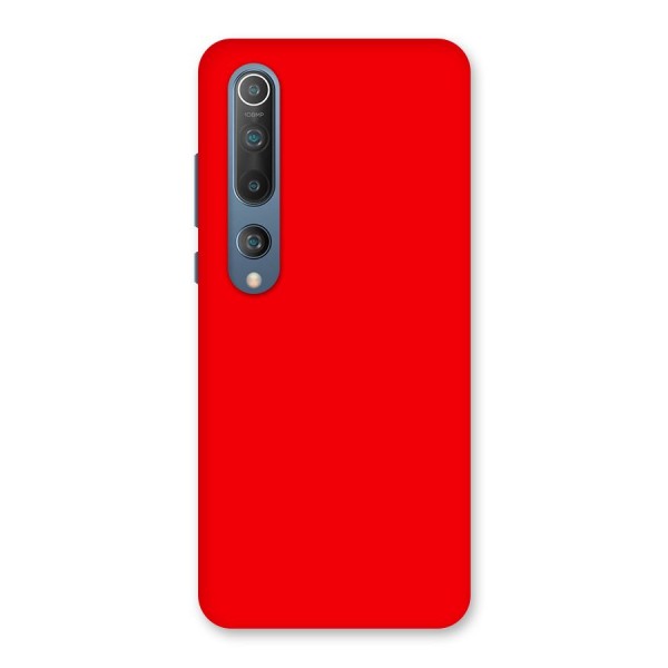 Bright Red Back Case for Mi 10