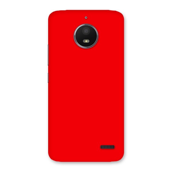 Bright Red Back Case for Moto E4