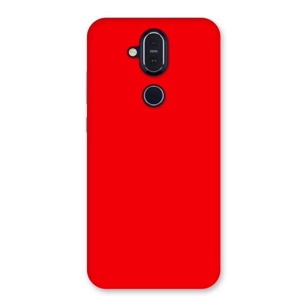 Bright Red Back Case for Nokia 8.1