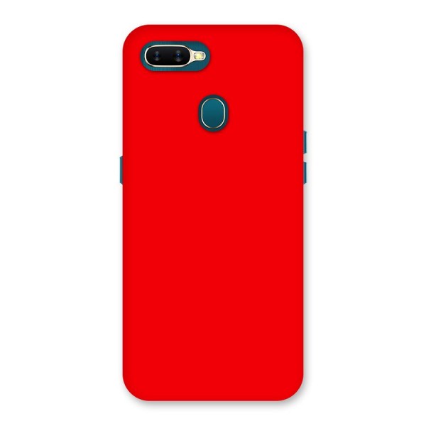 Bright Red Back Case for Oppo A12