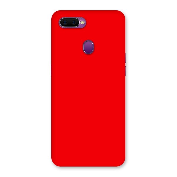 Bright Red Back Case for Oppo F9