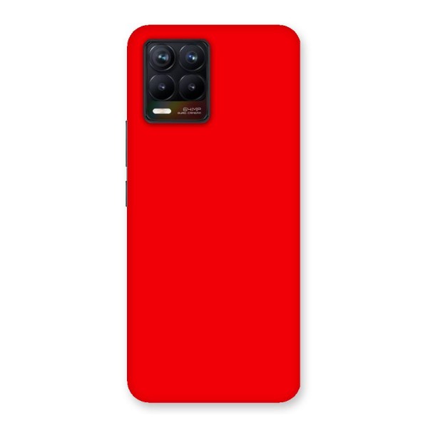 Bright Red Back Case for Realme 8