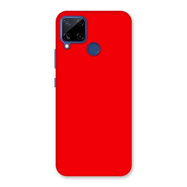 Bright Red Back Case for Realme C12