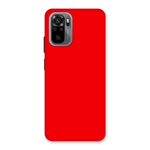 Bright Red Back Case for Redmi Note 10