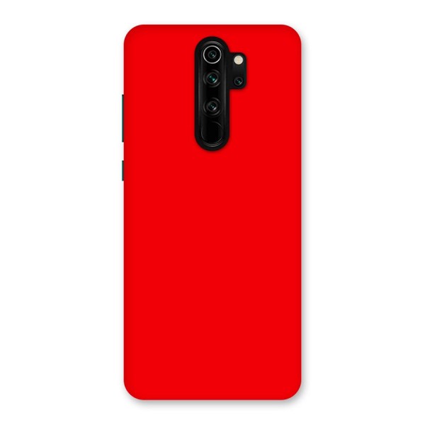 Bright Red Back Case for Redmi Note 8 Pro