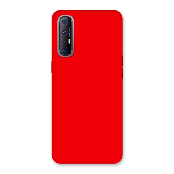 Bright Red Back Case for Reno3 Pro