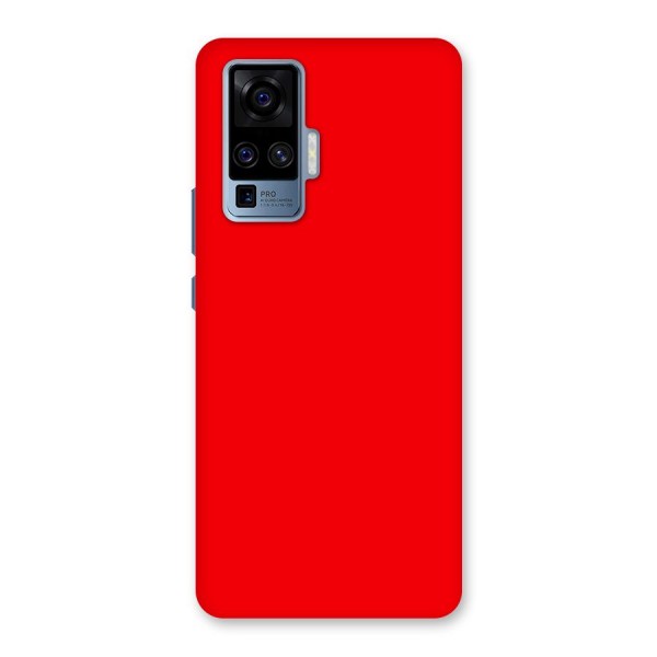 Bright Red Back Case for Vivo X50 Pro