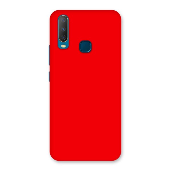 Bright Red Back Case for Vivo Y12