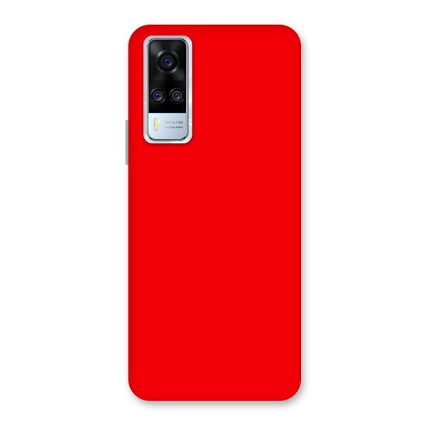 Bright Red Back Case for Vivo Y51A