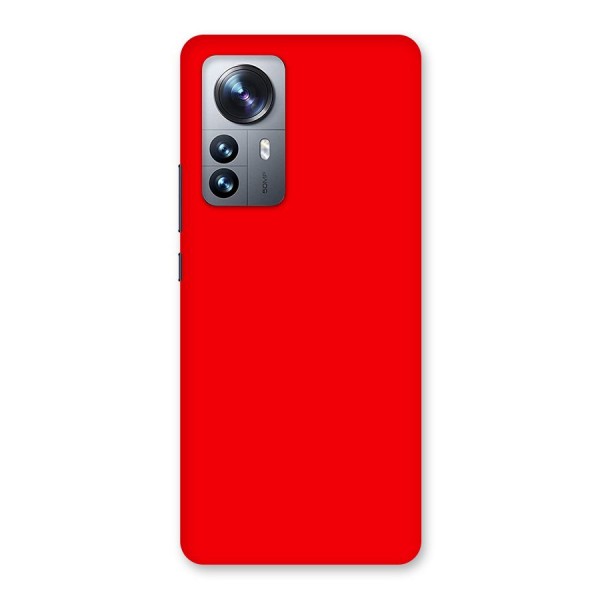 Bright Red Back Case for Xiaomi 12 Pro