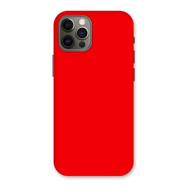 Bright Red Back Case for iPhone 12 Pro