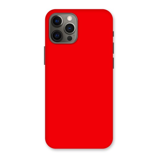 Bright Red Back Case for iPhone 12 Pro Max