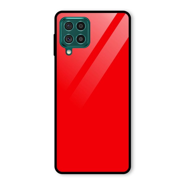 Bright Red Glass Back Case for Galaxy F62