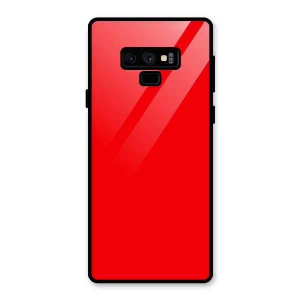 Bright Red Glass Back Case for Galaxy Note 9