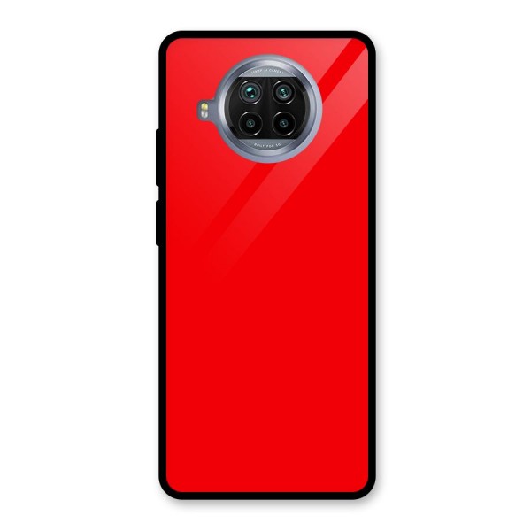 Bright Red Glass Back Case for Mi 10i