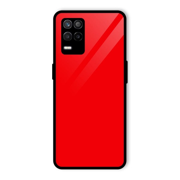 Bright Red Glass Back Case for Realme 9 5G