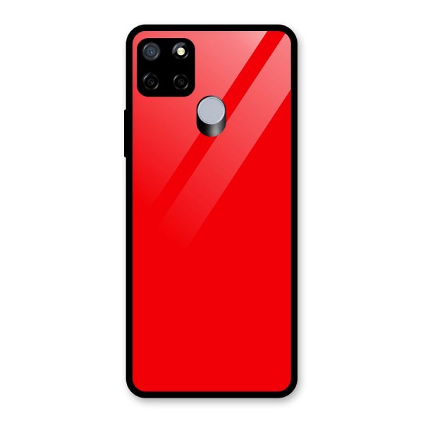 Bright Red Glass Back Case for Realme C12