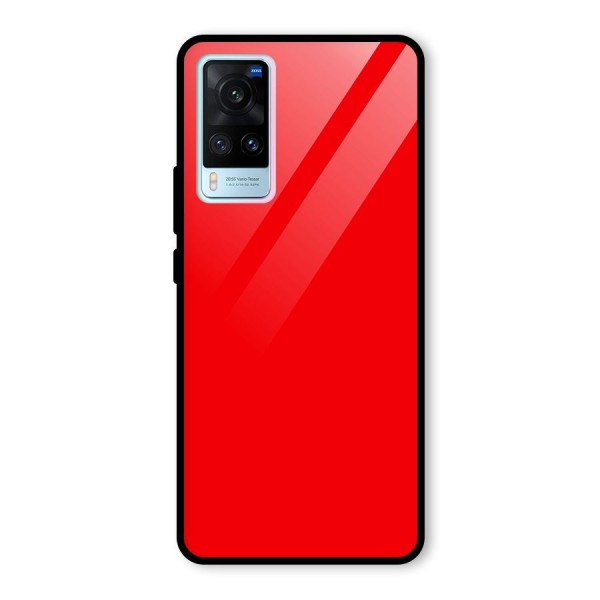 Bright Red Glass Back Case for Vivo X60