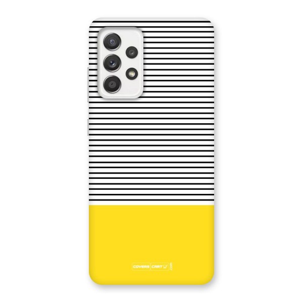 Bright Yellow Stripes Back Case for Galaxy A52