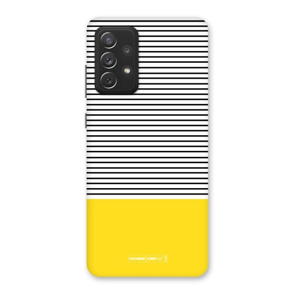 Bright Yellow Stripes Back Case for Galaxy A72