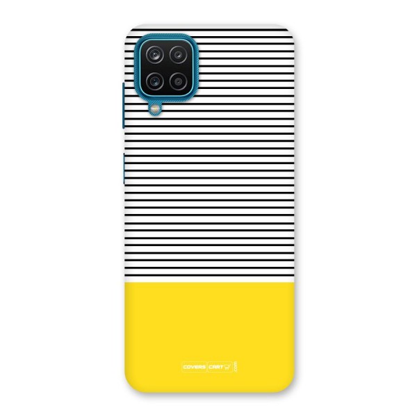 Bright Yellow Stripes Back Case for Galaxy F12