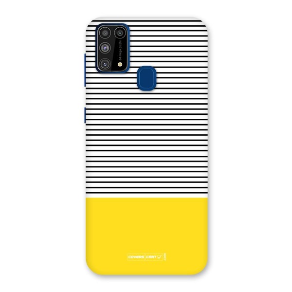 Bright Yellow Stripes Back Case for Galaxy F41