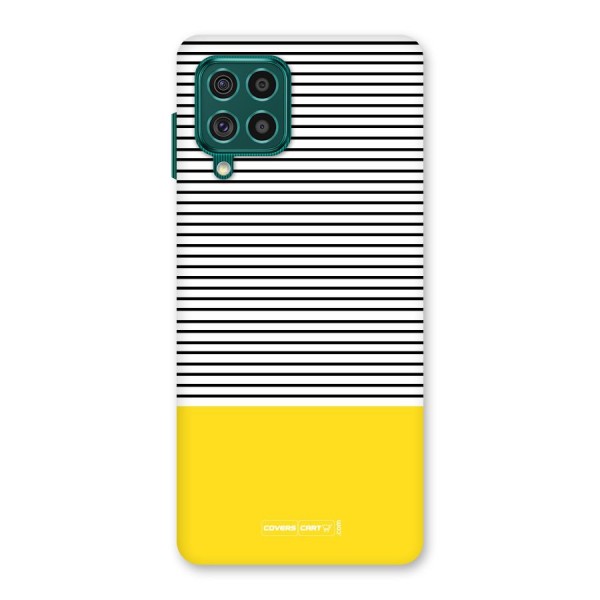 Bright Yellow Stripes Back Case for Galaxy F62