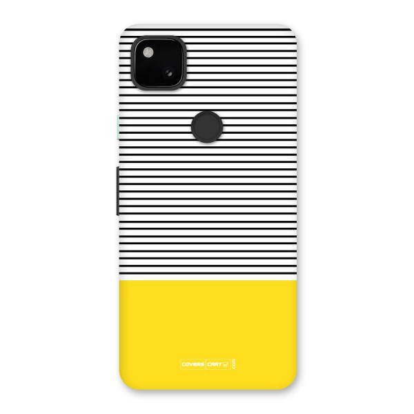 Bright Yellow Stripes Back Case for Google Pixel 4a