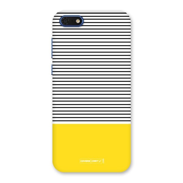 Bright Yellow Stripes Back Case for Honor 7s