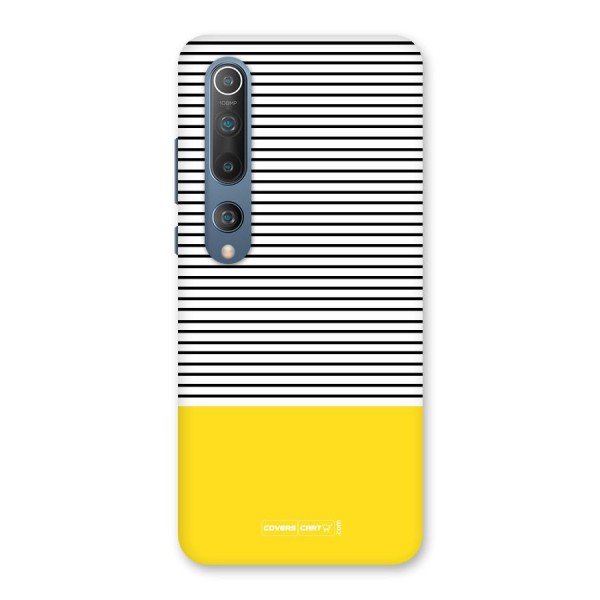 Bright Yellow Stripes Back Case for Mi 10