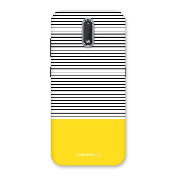 Bright Yellow Stripes Back Case for Nokia 2.3