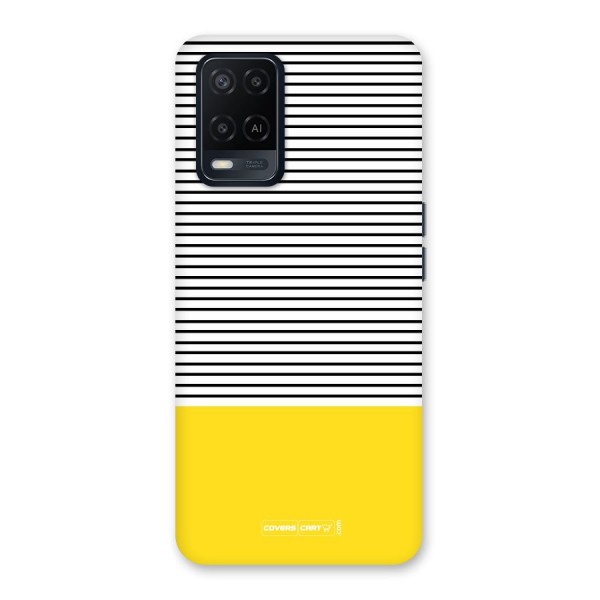 Bright Yellow Stripes Back Case for Oppo A54