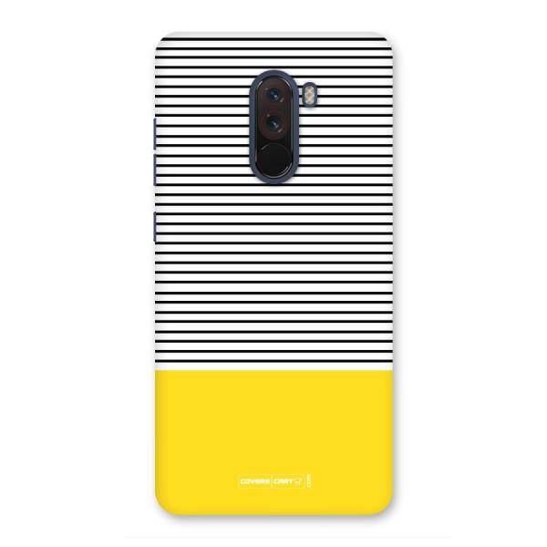 Bright Yellow Stripes Back Case for Poco F1